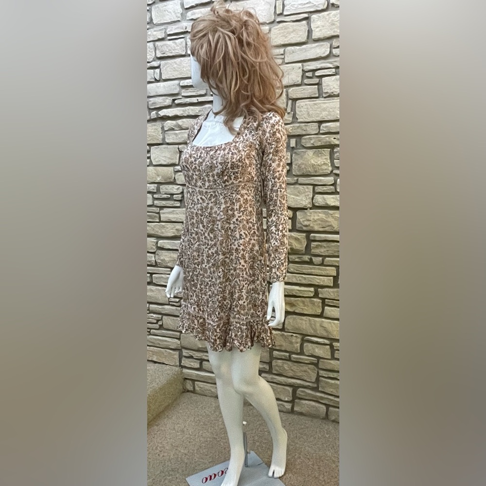 Free People pretty little Floral Dress with ruffled hem